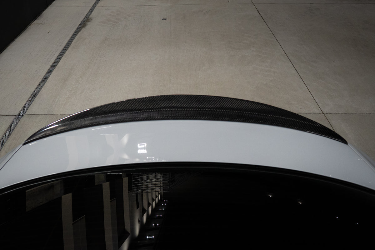 Audi B9 A5/S5/RS5 Compatible Gloss 3K Carbon Fiber Rear Spoiler (Coupe & Sportback)