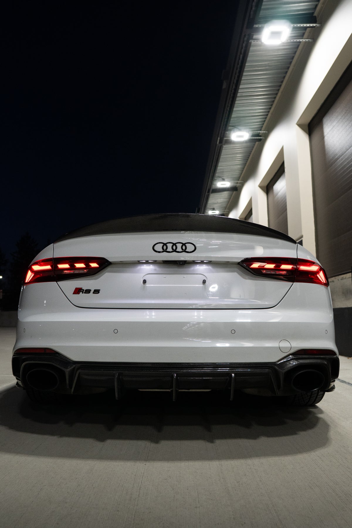 Audi B9 A5/S5/RS5 Compatible Gloss 3K Carbon Fiber Rear Spoiler (Coupe & Sportback)