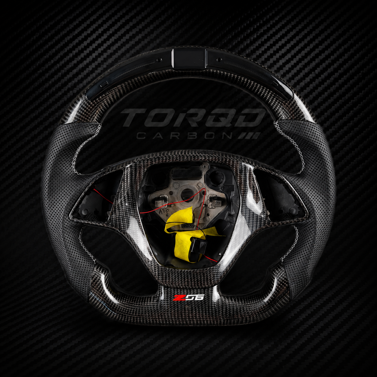 C7 Corvette Compatible CUSTOM Carbon Fiber Steering Wheel