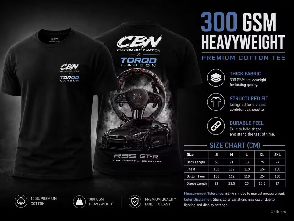 T-SHIRT - TORQD CARBON - GIVEAWAY