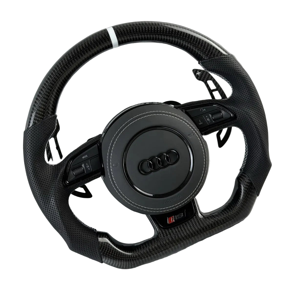 AUDI B8.5 COMPATIBLE FLAT BOTTOM STEERING WHEEL