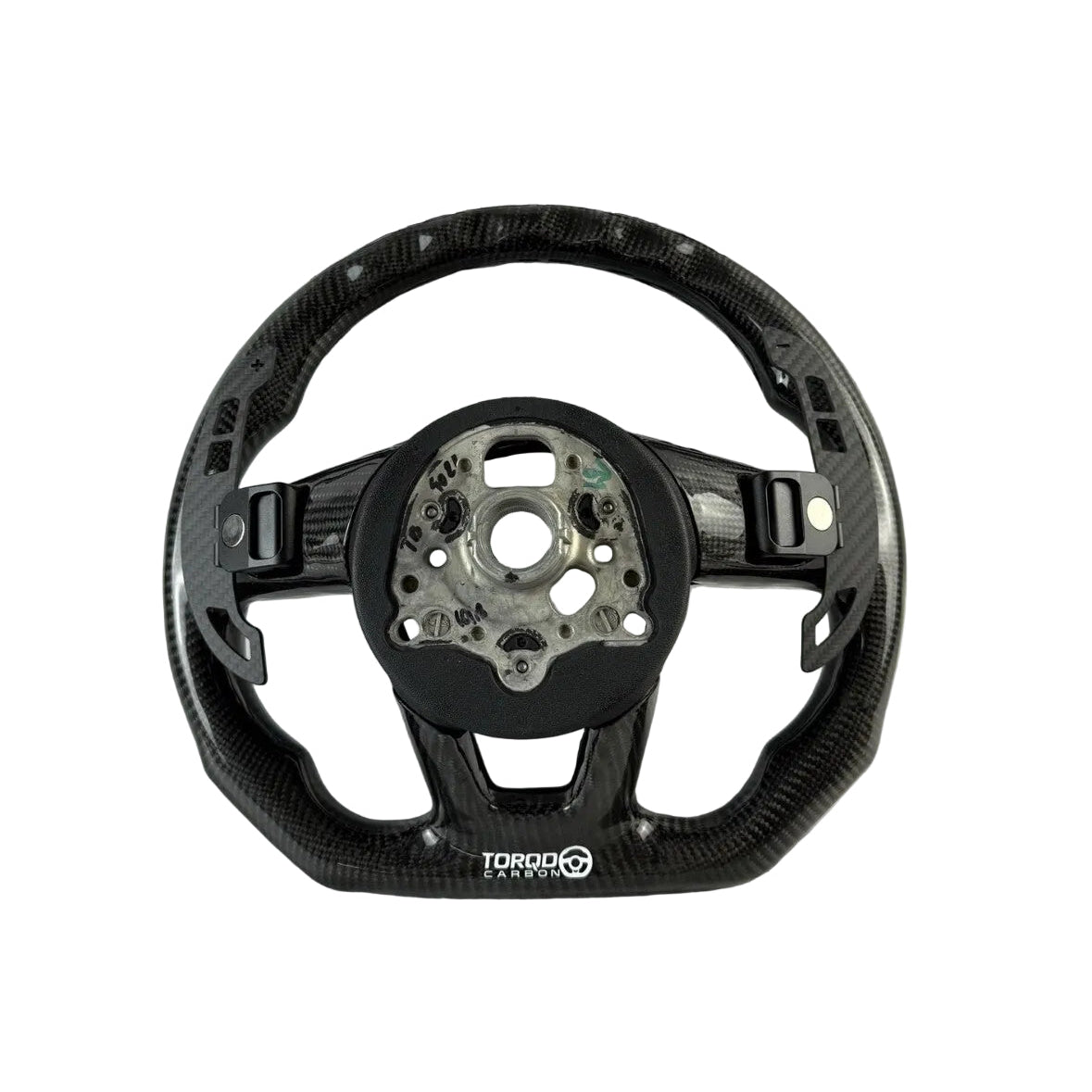 AUDI B9/8V COMPATIBLE FLAT BOTTOM STEERING WHEEL -  CARBON KING PRESET