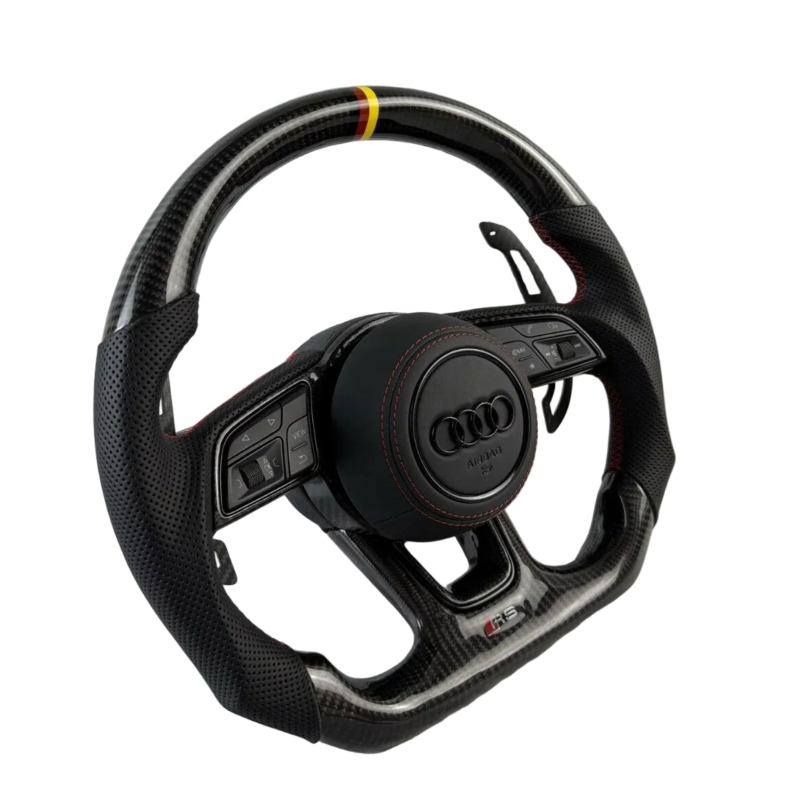 AUDI B9/8V COMPATIBLE FLAT BOTTOM STEERING WHEEL - THE AUTOBAHN SPECIAL