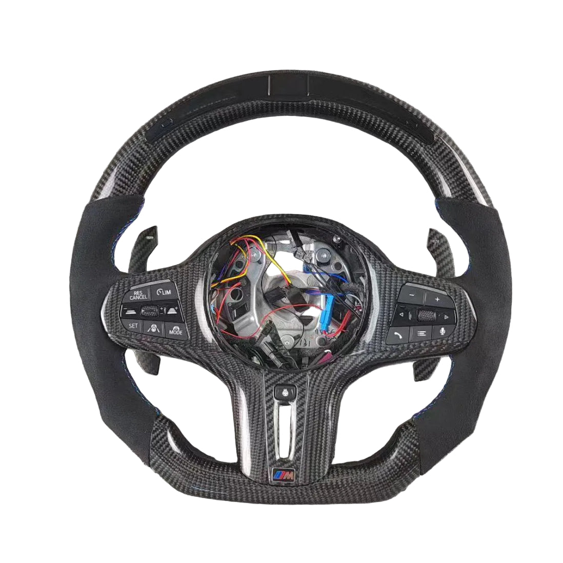 BMW 2018+ COMPATIBLE M SPORT WHEEL PRESET (BMW TOP LED STRIPE + PADDLE )